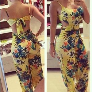 Spaghetti strap jumpsuit